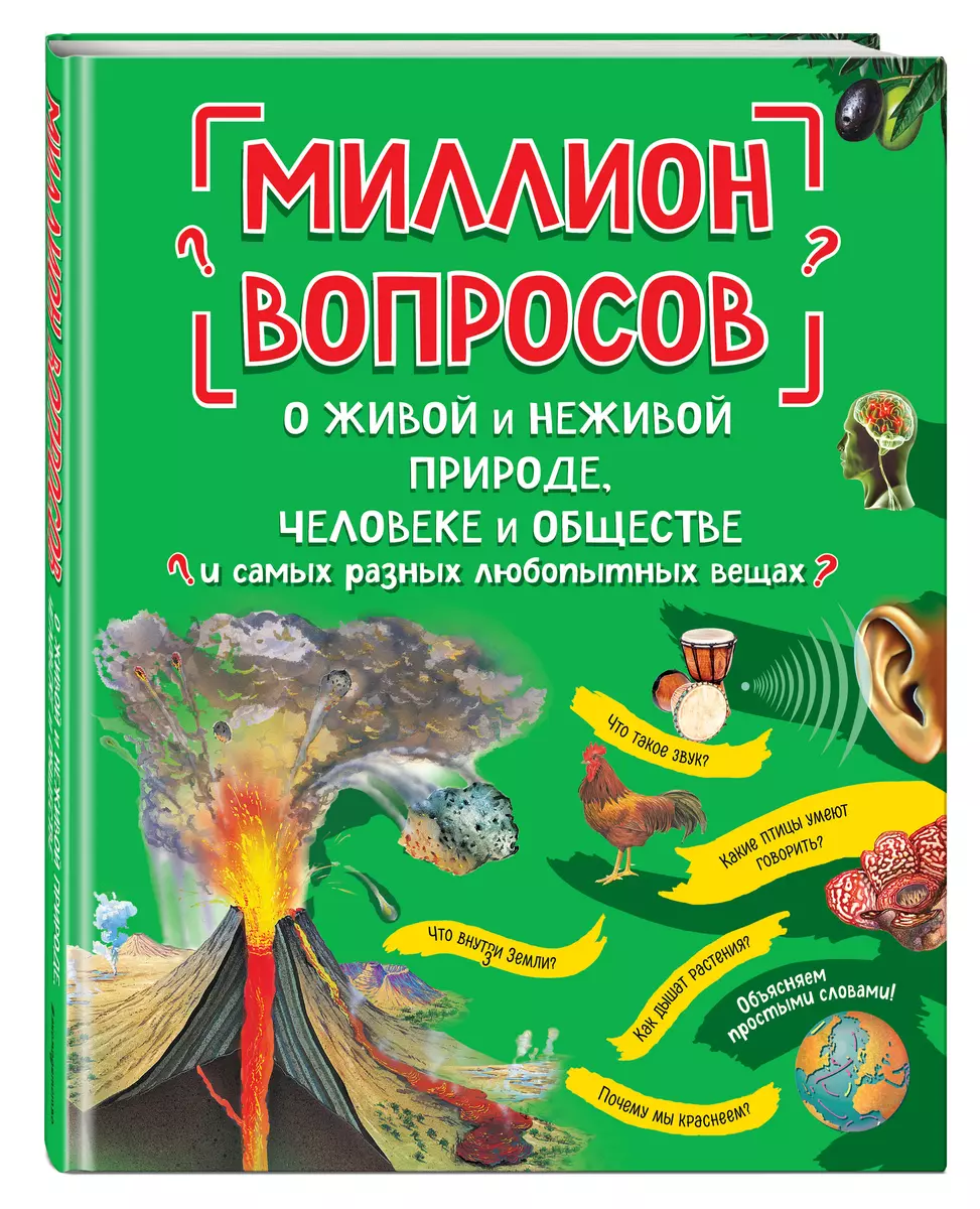 Миллион вопросов о живой и неживой природе, человеке и обществе и самых  разных любопытных вещах - купить книгу с доставкой в интернет-магазине  «Читай-город». ISBN: 978-5-04-119016-3