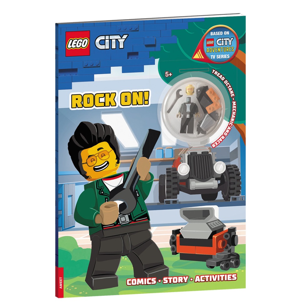 None Книга с игрушкой LEGO City Вперед! (+элементы конструктора LEGO)