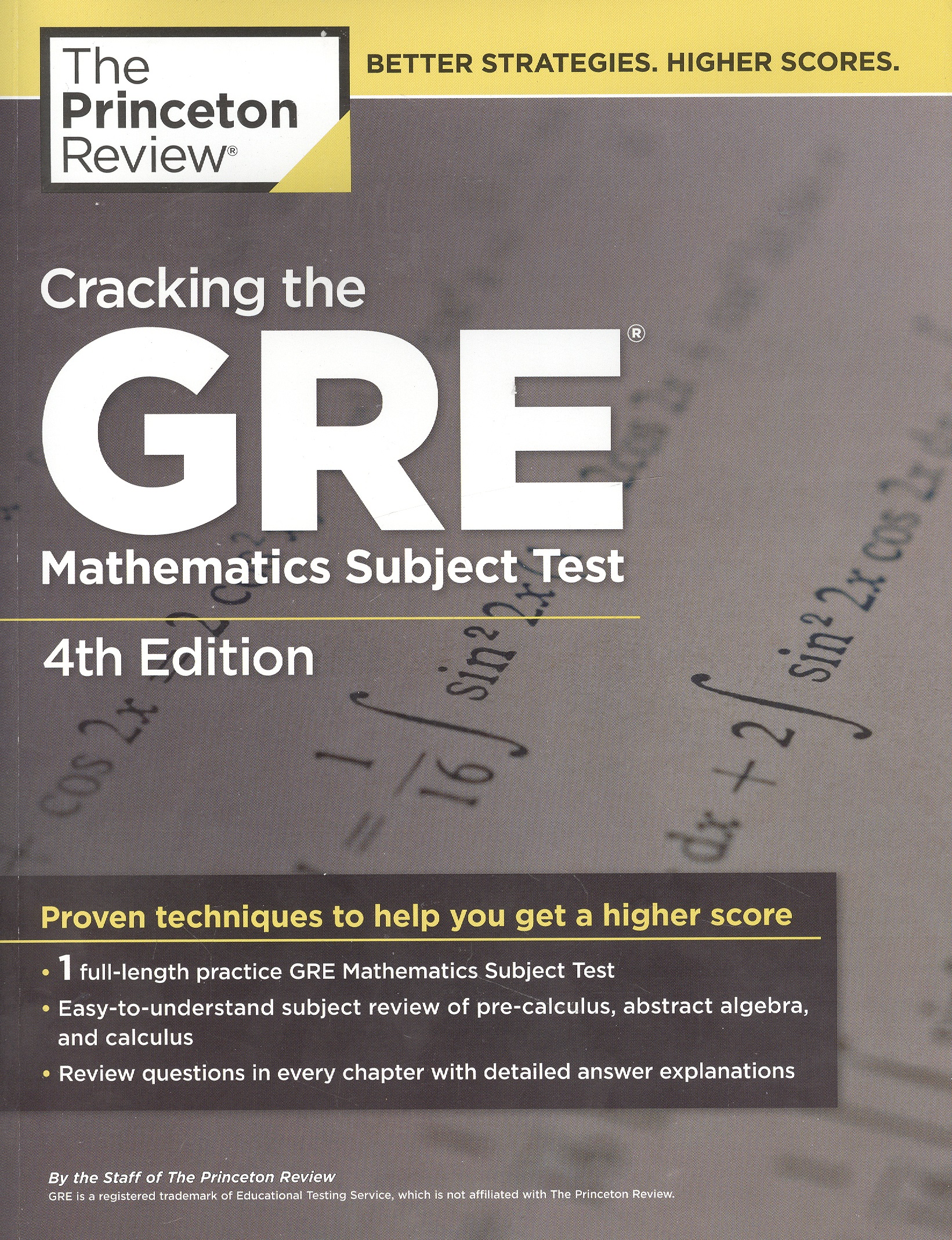 Cracking the GRE Mathematics Subject Test pierce douglas cracking gre edition 2014 dvd