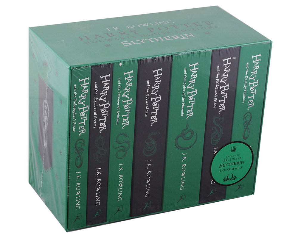 Harry Potter Slytherin House Editions Paperback Box Set (  7 )