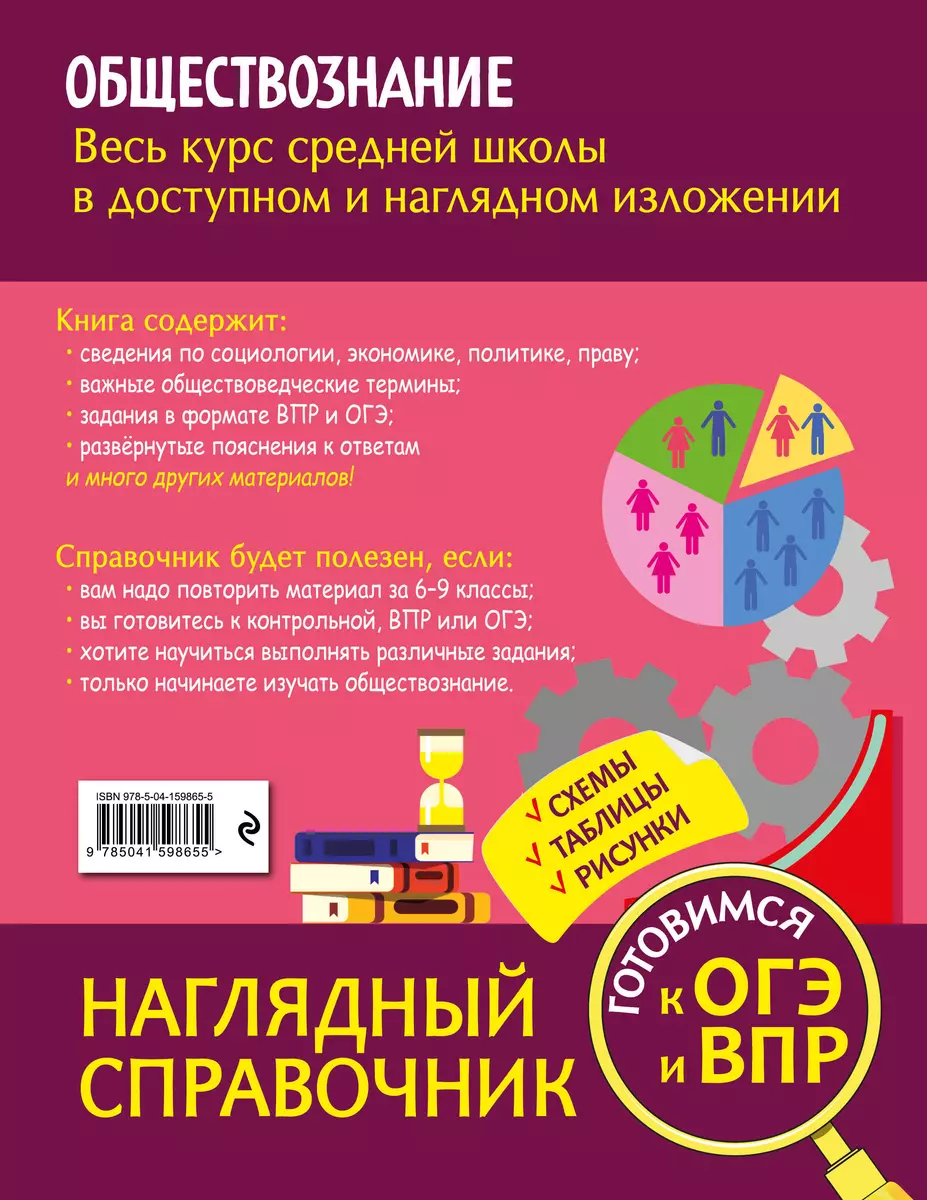 Обществознание - купить книгу с доставкой в интернет-магазине  «Читай-город». ISBN: 978-5-04-159865-5