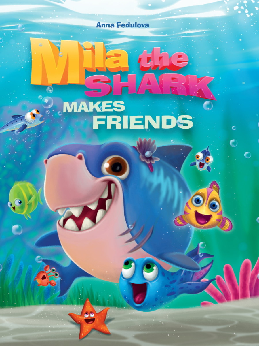 Mila the shark makes friends