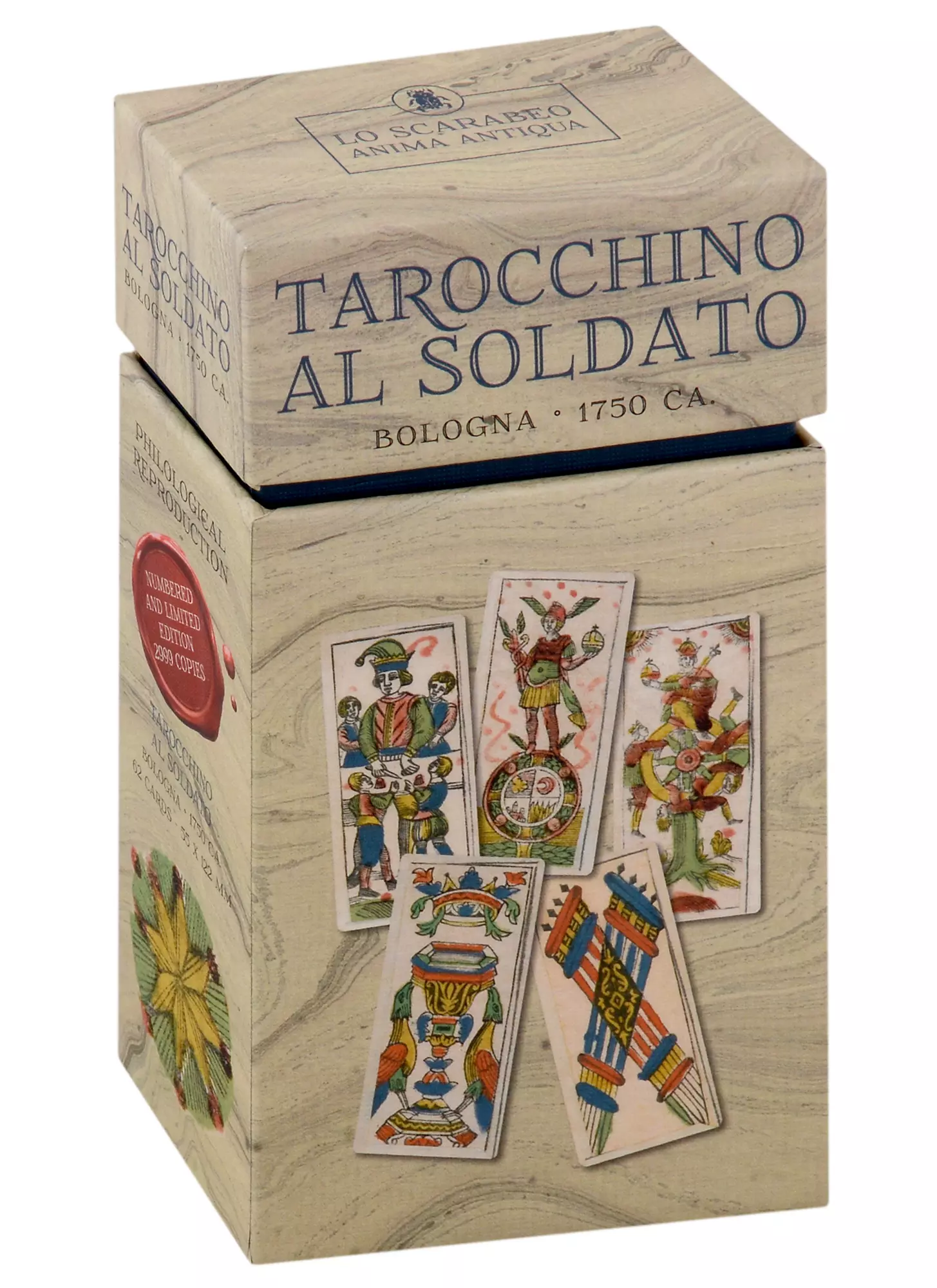 Alligo P. - Tarocchino Al Soldato (62 Cards with Instructions)