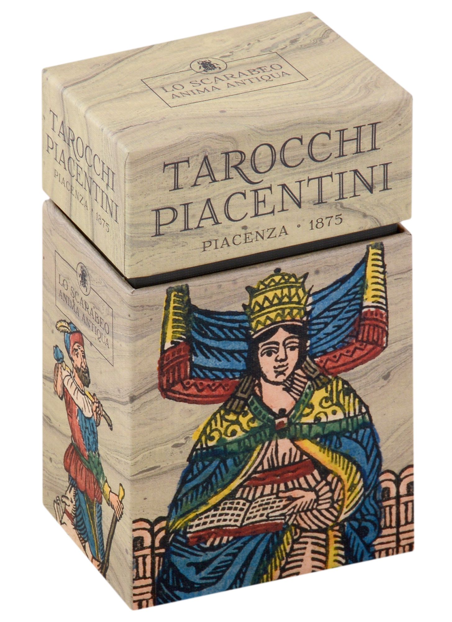 Alligo P. Tarocchi Piacentini (78 Cards with Instructions) sorriso di cielo colli piacentini doc la tosa
