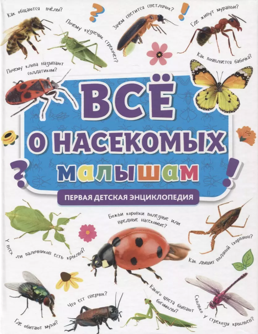 Все о насекомых малышам. Первая детская энциклопедия первая энциклопед все о домашних питомцах малышам