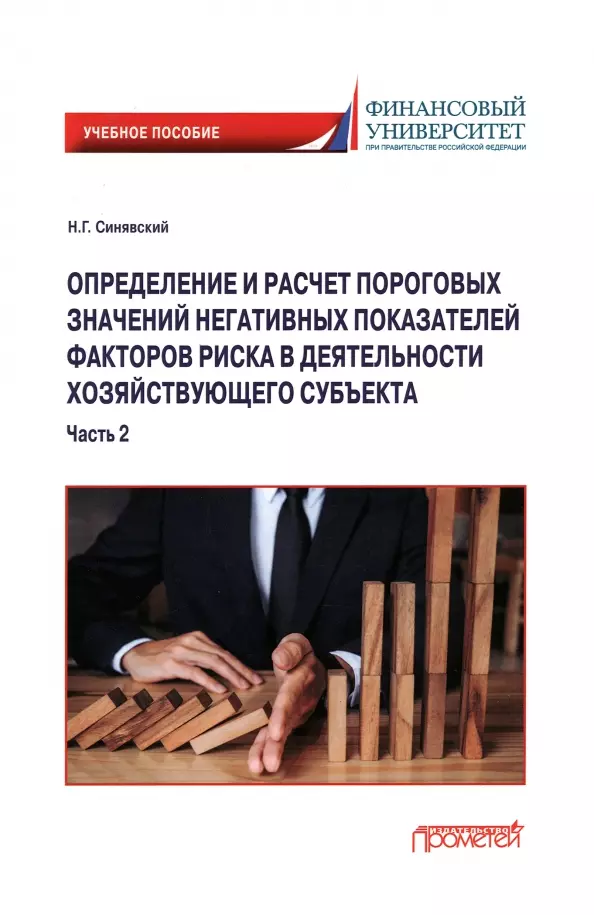 Синявский Николай Григорьевич - Определение и расчет пороговых значений негативных показателей факторов риска в деятельности хозяйствующего субъекта. Учебное пособие. Часть 2