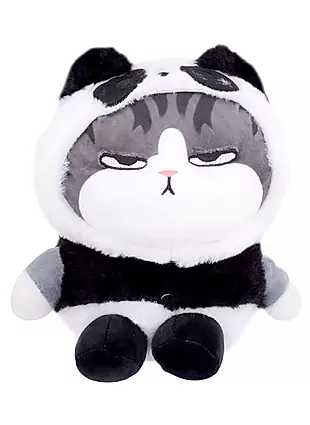 Мягкая игрушка Котик костюм кигуруми (Панда) (20см) — 2980041 — 1