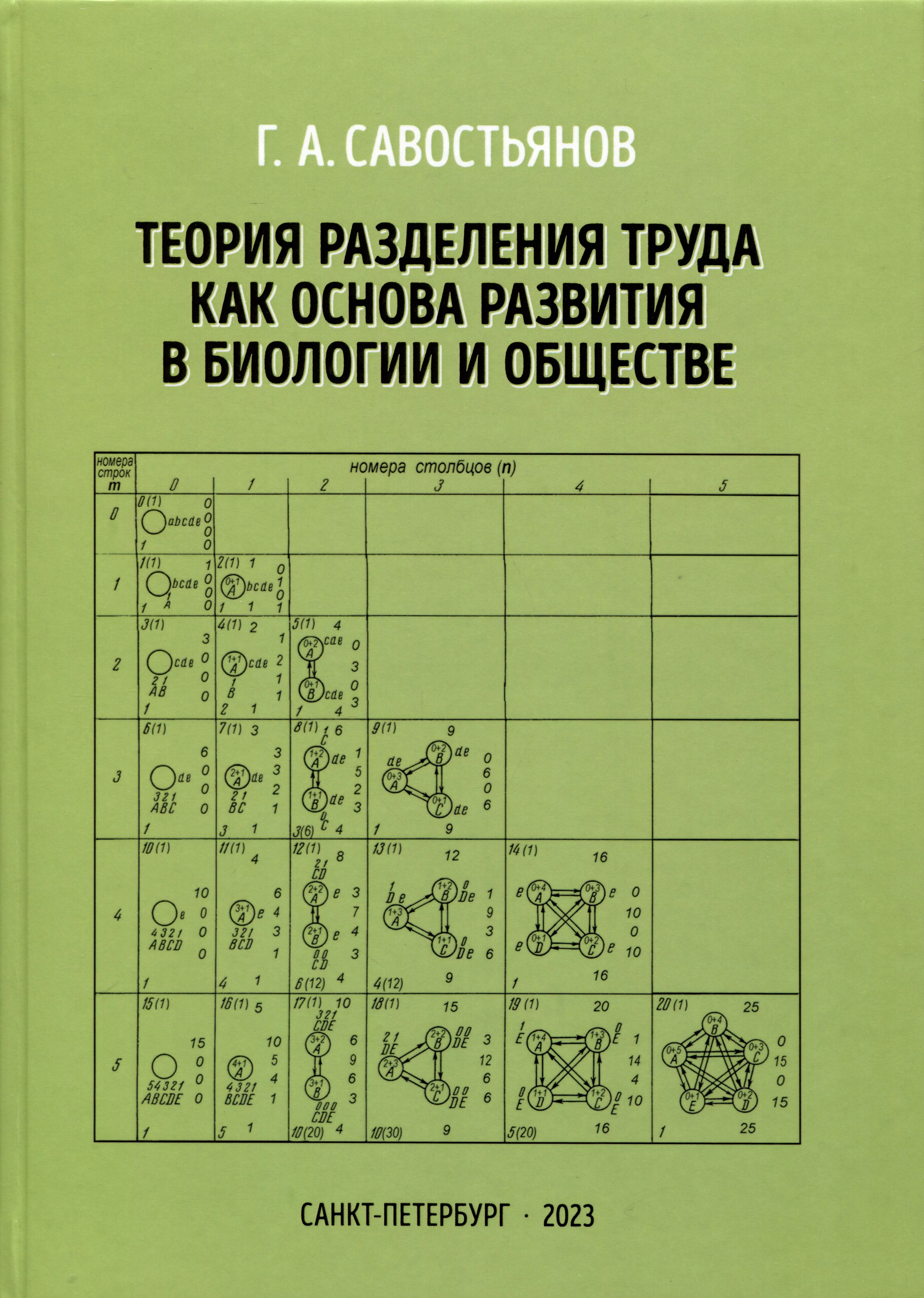 Савостьянов Геннадий Александрович - Теория разделения труда как основа развития в биологии и обществе