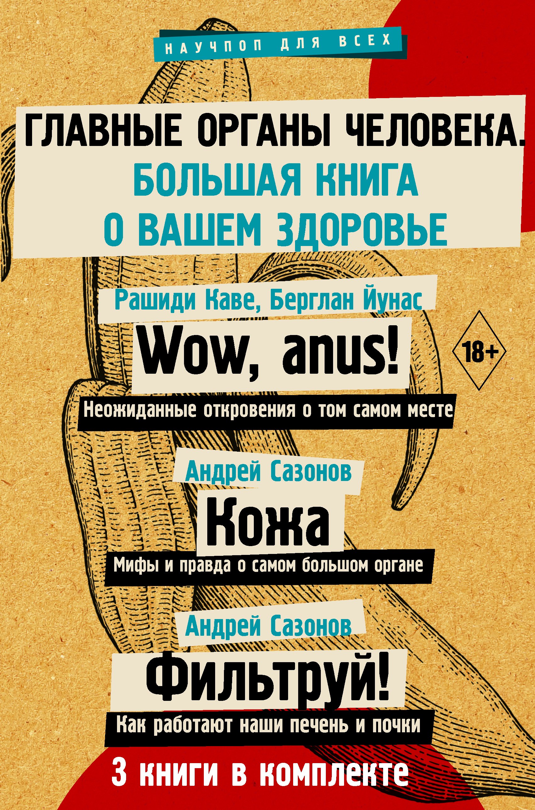 

Главные органы человека. Большая книга о здоровье. Комплект их 3-х книг