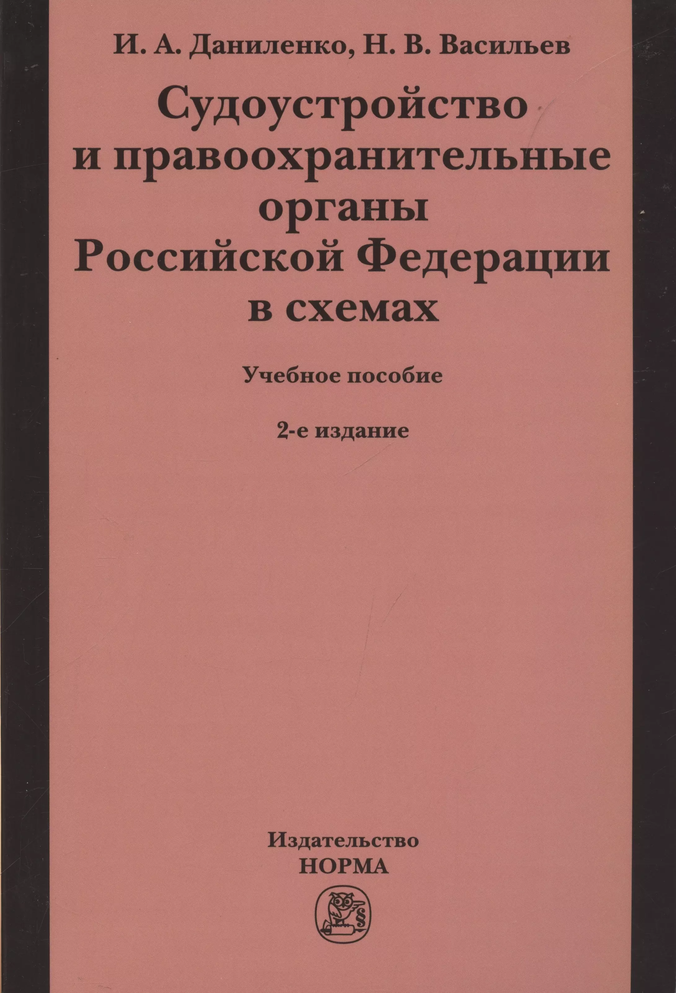 Даниленко Ирина Анатольевна, Васильев Николай Владимирович - Судоустройство и правоохранительные органы Российской Федерации в схемах. Учебное пособие
