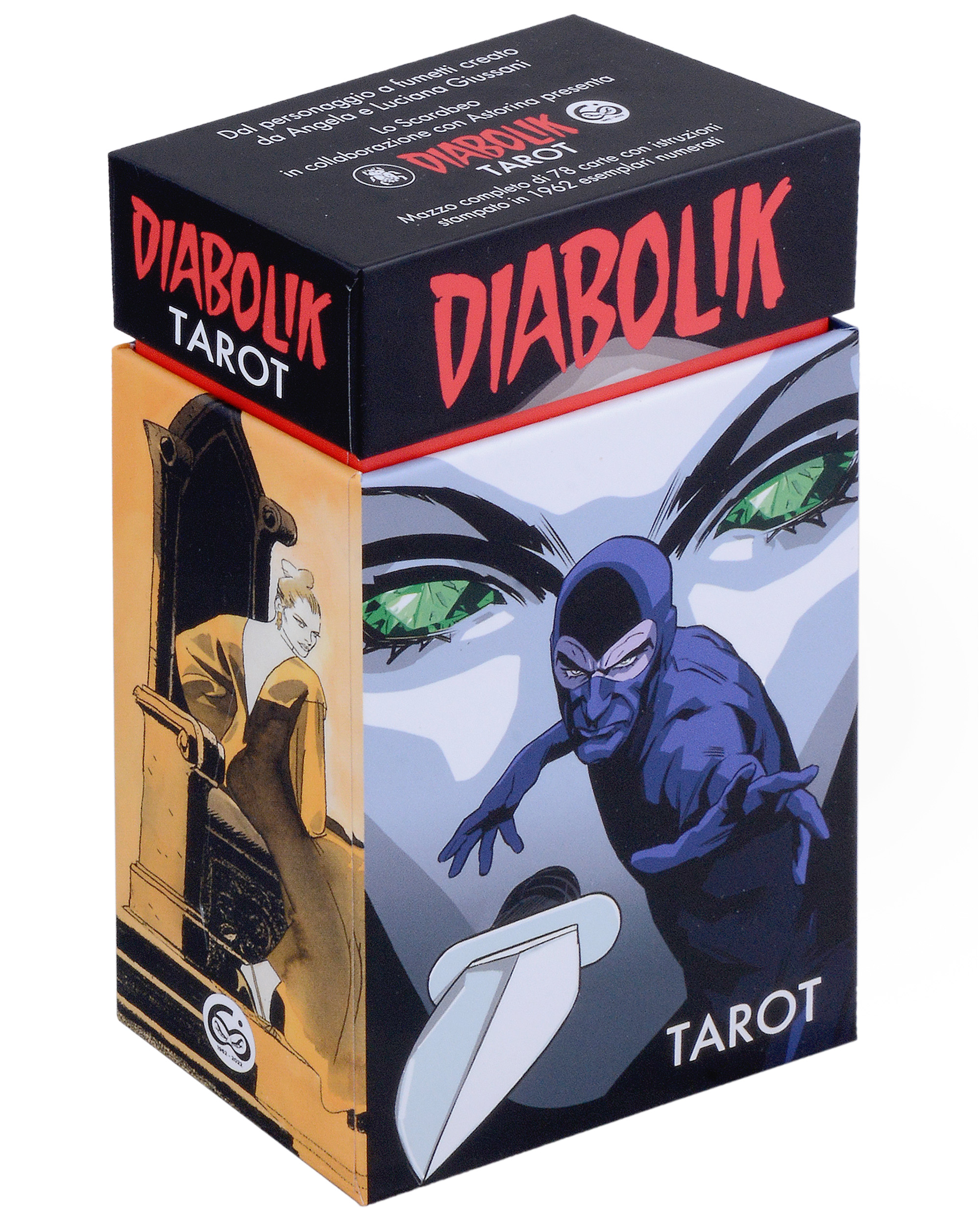 Diabolik Tarot (78 Carte + Istruzioni) di paolo paolo la mucca volante