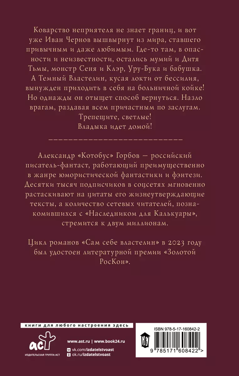 Сам себе властелин. Дом, темный дом (Александр Горбов) - купить книгу с  доставкой в интернет-магазине «Читай-город». ISBN: 978-5-17-160842-2