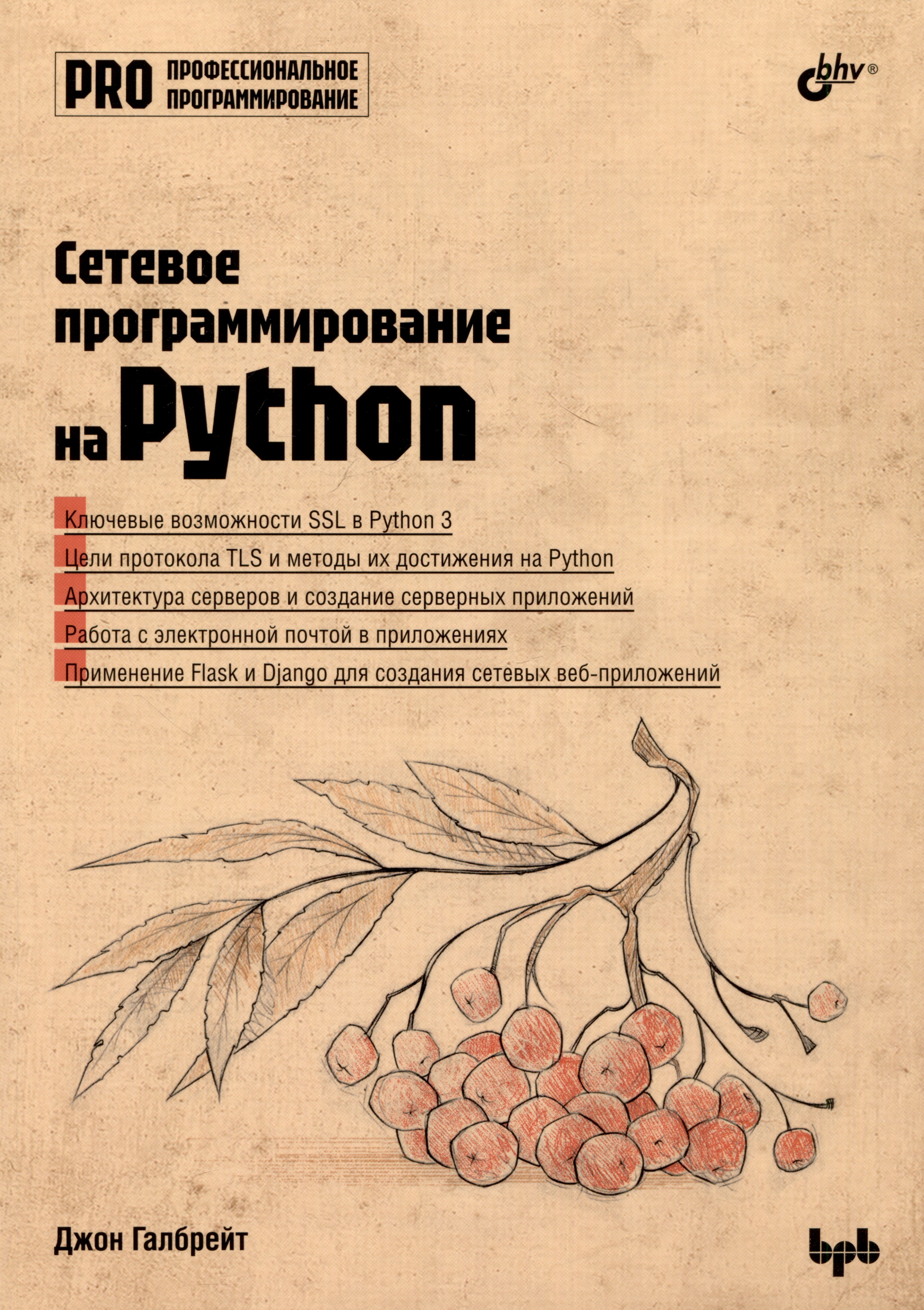 Галбрейт Джон Сетевое программирование на Python путь python черный пояс по разработке масштабированию тестированию и развертыванию