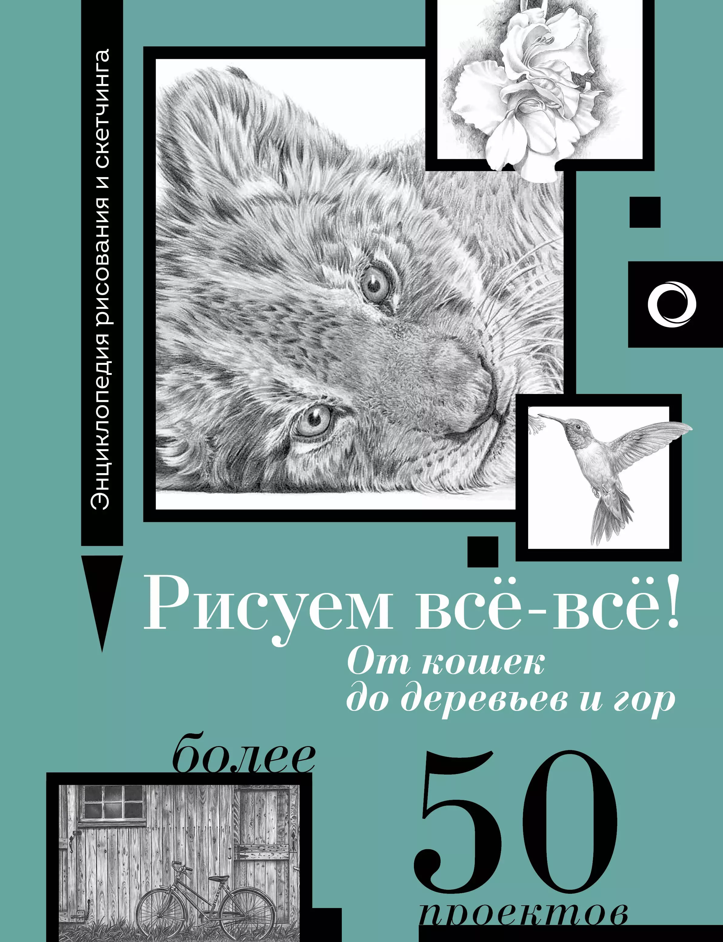 Рисуем всё-всё! От кошек до деревьев и гор. Более 50 проектов