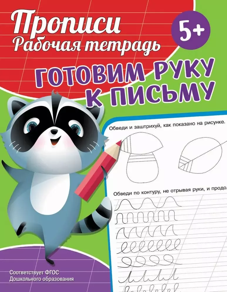 Федорова Екатерина Сергеевна Прописи. Рабочая тетрадь. Готовим руку к письму