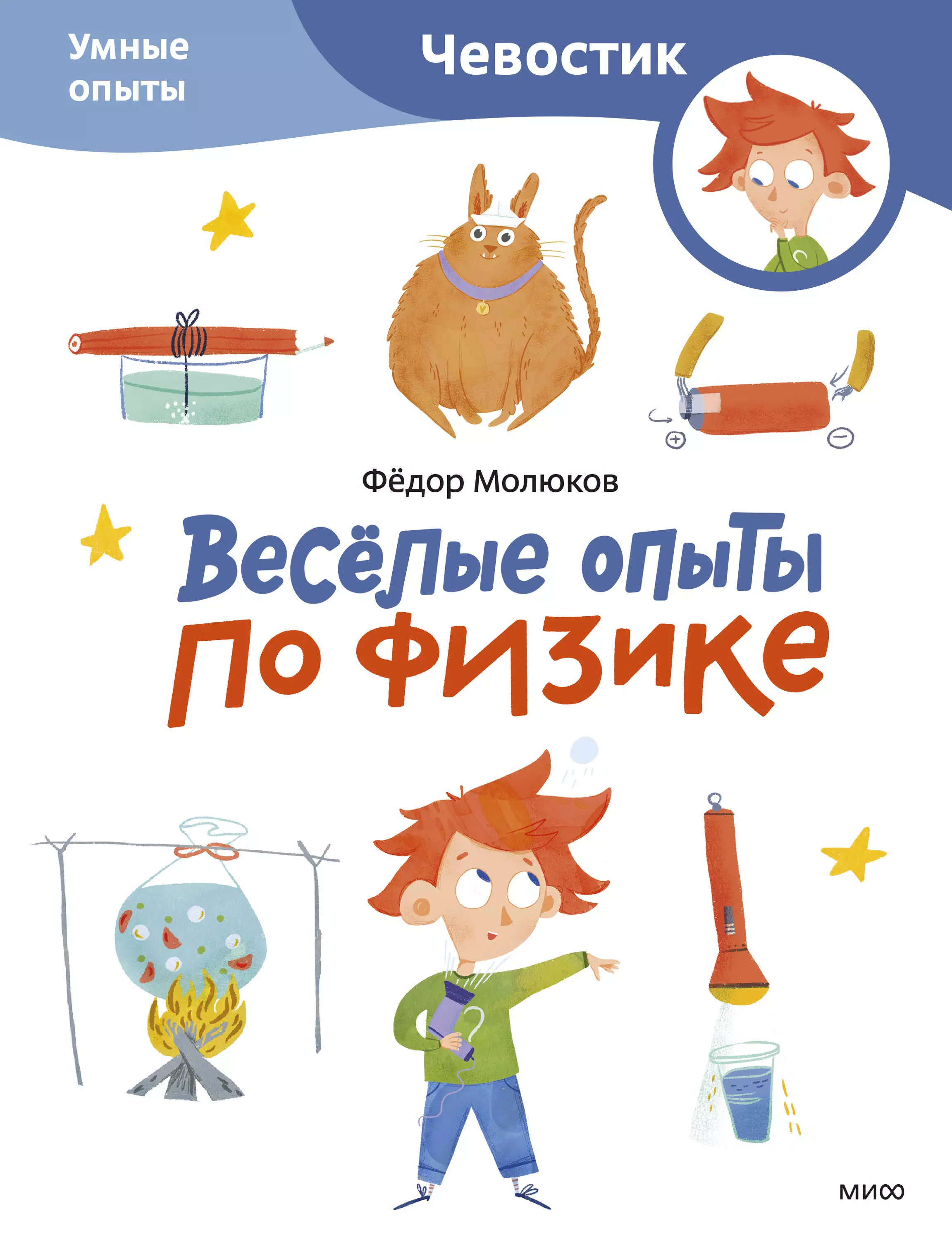 Молюков Фёдор Весёлые опыты по физике. Умные опыты (Чевостик) (Paperback)