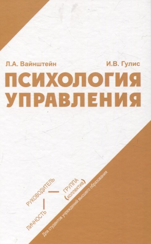 

Психология управления. Учебное пособие.