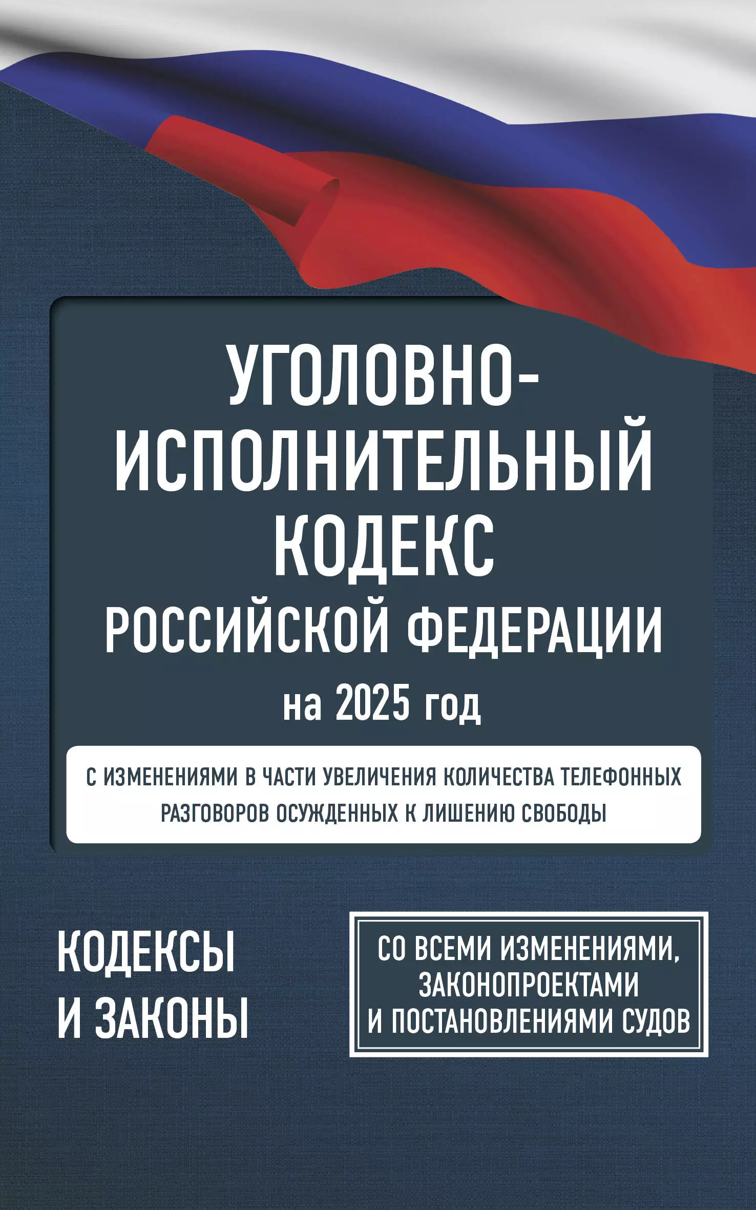 Рим А. Уголовно-исполнительный кодекс Российской Федерации на 2025 год. Со всеми изменениями, законопроектами и постановлениями судов