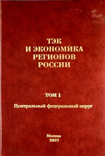 Бушуев Виталий Васильевич - ТЭК и экономика регионов России. Том 1. Центральный федеральный округ.