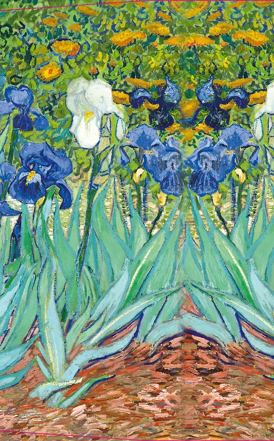 Обложка пластиковая универсальная. Ван Гог. Ирисы (маленький формат) 336045 — 4