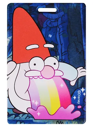 Чехол для карточек, Картхолдер, Disney/Дисней, Гравити Фолз гном 10*6,5см, с принтом 2636022