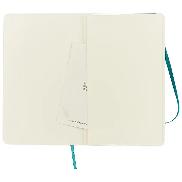 Книга для записей Moleskin Classic Soft, мягкая обложка, светло-бирюзовая, 96 листов, А5 249420 — 4