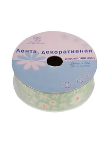 Тесьма с рисунком (PCR-007) (25мм х 3м) (лента декор. принтован.) (Рукоделие) (катушка)