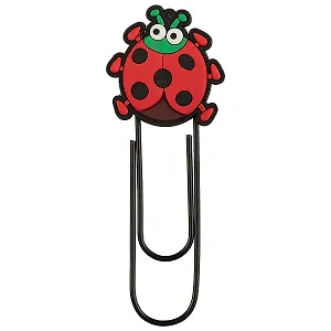Скрепка-закладка «Божья коровка», 11 см