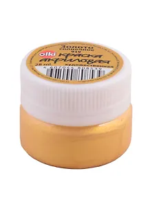 Акрил художественный 28мл, золото солнечное