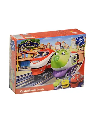 Пазл 30 MIDI Чаггингтон Коко и Дэйли Экспресс-доставка (3337) (32х23см) (4+) (коробка) (Castorland Puzzle) 2546251
