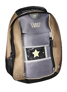 Рюкзак школьный "RECHARGE" 31*15*45см, ортопедич.основание, в комплекте солнечная батарея и переходники, Silwerhof