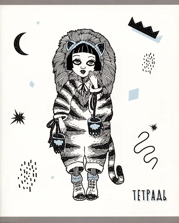 Тетрадь общая «Kitty girls», 96 листов в клетку, А5, в ассортименте - Listoff 2973610 — 4