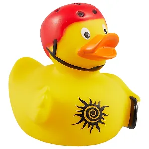 Игрушка для ванной, уточка резиновая FUNNY DUCKS "Уточка скейтбордер" (1943)