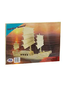 Корабль Джонка P045 (6/20) (Сборная деревянная модель)