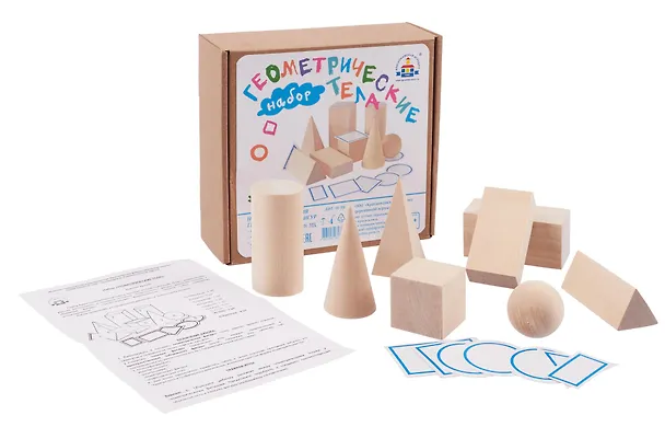 Игровой набор, КРАСНОКАМСКАЯ ИГРУШКА, Геометрические тела 331617 — 3