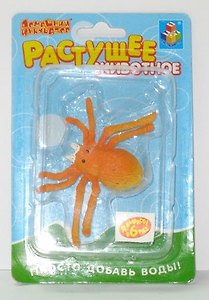 Растущее животное Паук (Т53560) (8 вид.) (блистер)