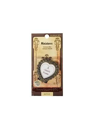 Рамочка для фото Винтаж (VT-122) (миниатюры под старинную бронзу) (блистер) 2463278