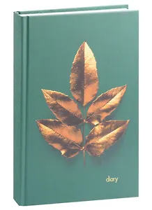 Ежедневник недат. А5 112л "Лист" 7БЦ, мат.лам, бежевый блок