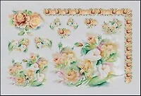 Бумага для декупажа Лилии мини Софт (TO-DO 507) (25х35) (упаковка) 2327303