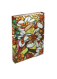 Книга для записей А5 80л кл. "VITRAGES" мет.печать, тонир.бумага, внутр.карман, ляссе, ассорти, MODO ARTE