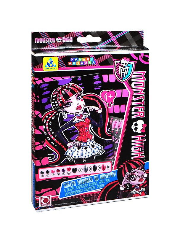 Оригами Orb.Monster High Мозаика-сингл "Дракулара" 00282 2432021 — 1