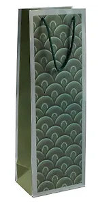 Пакет бутылочный 36*12*8,5 "Abstract style" бум.мат.ламинат