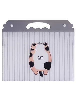 Папка-портфель А4 8 отделений "CAT" 244963