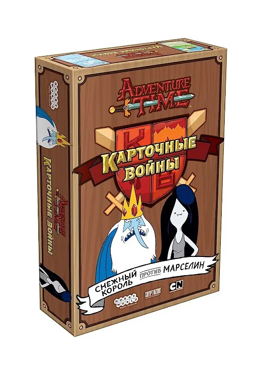 Настольная игра «Время приключений Карточные войны Снежный король против Марселин», Hobby World 2763299 — 1
