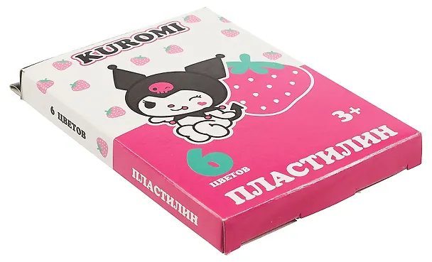 Пластилин 6цв 120гр "Kuromi" к/к, стек 3047445 — 2