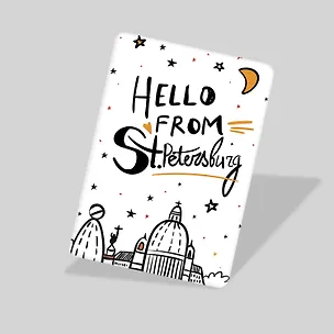 Магнит Hello from St.Petersburg (Санкт-Петербург) (МVS-01260) 3103967