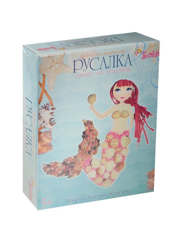 Набор для творчества Santa Lusia Русалка Пано из ракушек 2496829 — 1
