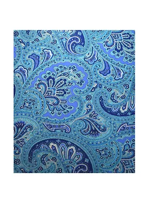 Ткань для пэчворка Бязь 5 Экстра (хохлома синяя) (ВаР00003212) (50х50см) (упаковка) 2422945