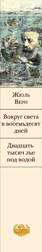 Книга Вокруг света в восемьдесят дней. Двадцать тысяч лье под водой (Жюль Габриэль Верн) — 3