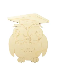 Заготовка Сова (модель 5) (SDF0000312) (12см) (дерево) (упаковка)